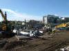 Sitework in progress on auditorium and seating in civic areas